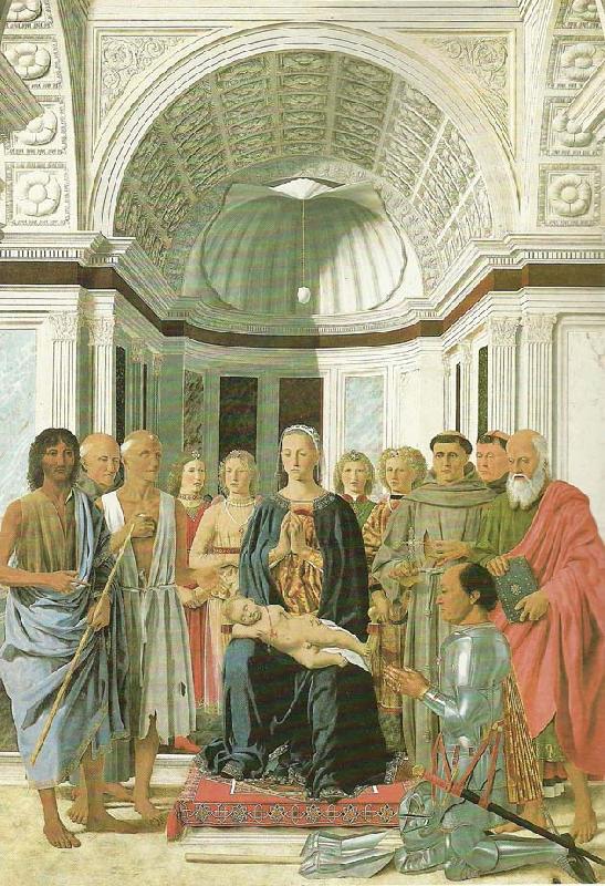 Piero della Francesca montefel tro altarpiece oil painting image